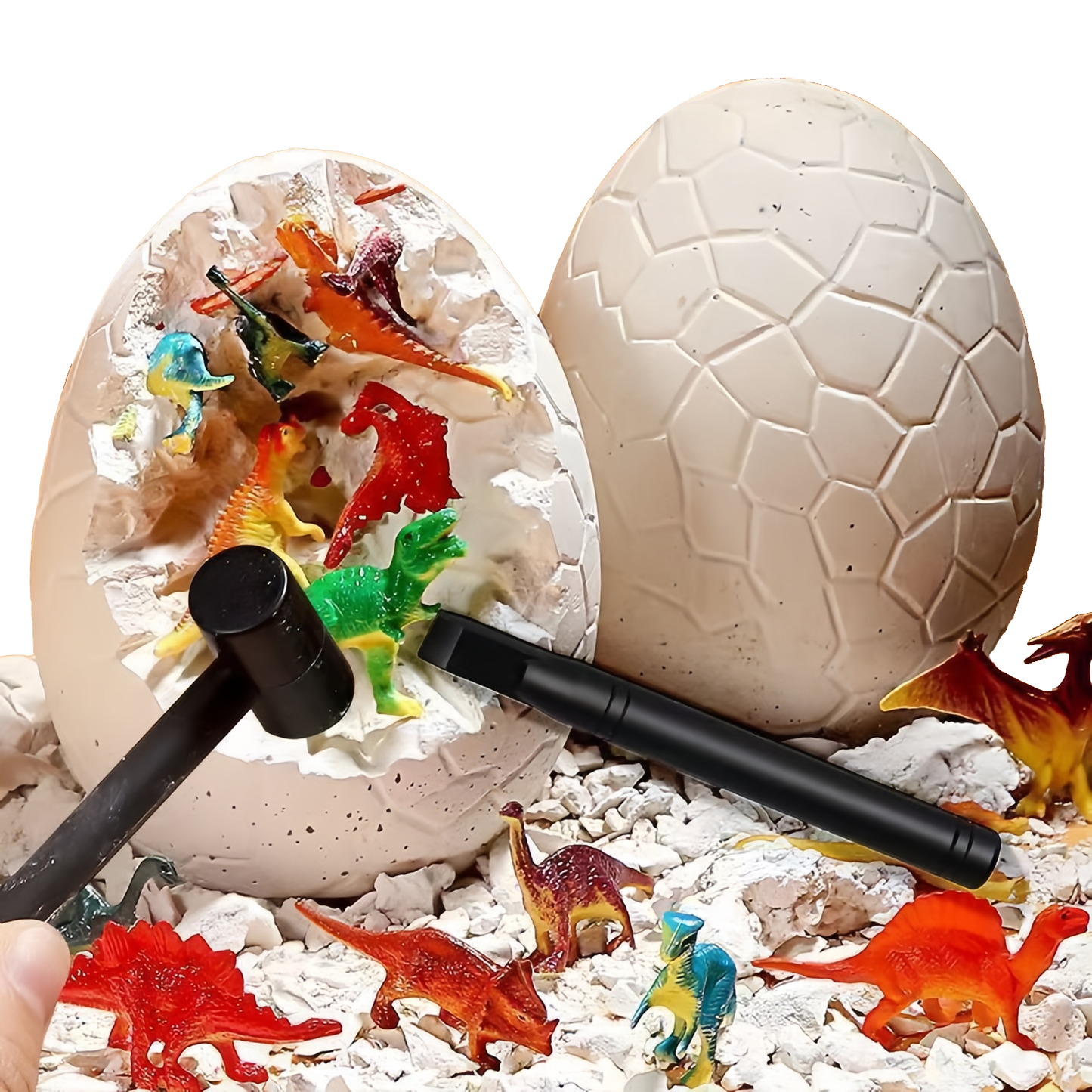 Dino Egg Dig Kit,Dinosaur Fossil Toy,Dinosaurs Toys for Kids 8-12 with 24 Different Dinosaurs,Big Dinosaur Eggs Excavation Gifts for 5 6 7 Year Old Boy Girl