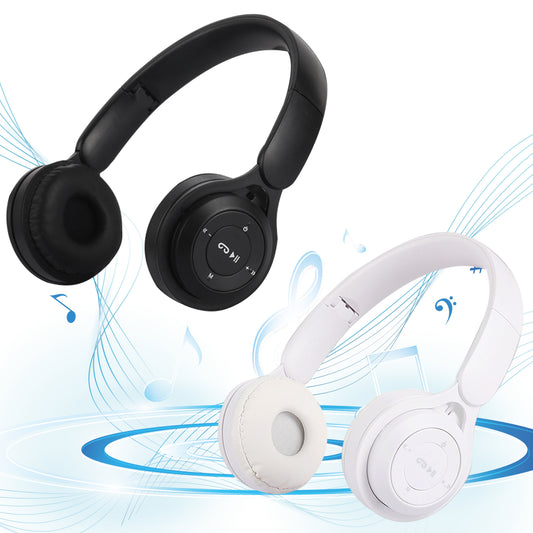 Kids Wireless Headphones,Black and White Foldable Headphones Over Ear 2 Pack,Wireless Headset for Kids,Used for Learning and Listening to Music,Gifts for Boys and Girls