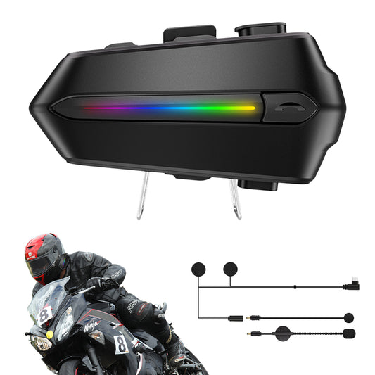 Motorcycle Headset,Motorcycle Headphones,Helmet Speakers,Automatic Answer Music Control,High Sound Quality System Ultra Thin Cycling,Skiing,Riding