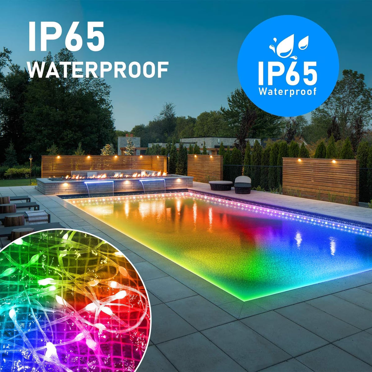 3 Pack 300 LED Fairy Lights with Remote and APP Control, 98.4 Ft USB Twinkle Lights with Timer, Multiple Modes, Waterproof Fairy String Lights for Indoor and Outdoor Decor