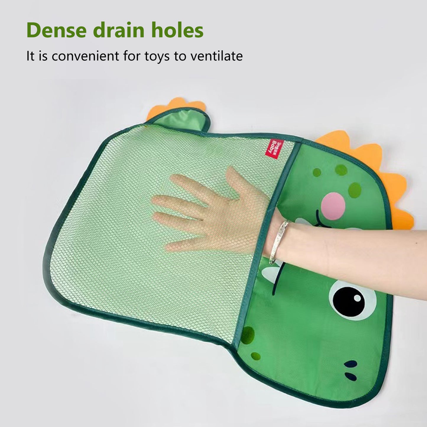 Bath Toy Storage x 3 + 6 Ultra Strong Suction Cups,Baby Bath Toy Organizer for Bath,Animal-shaped Mesh Bag and 36 Alphanumeric Toys,For Kids & Toddlers