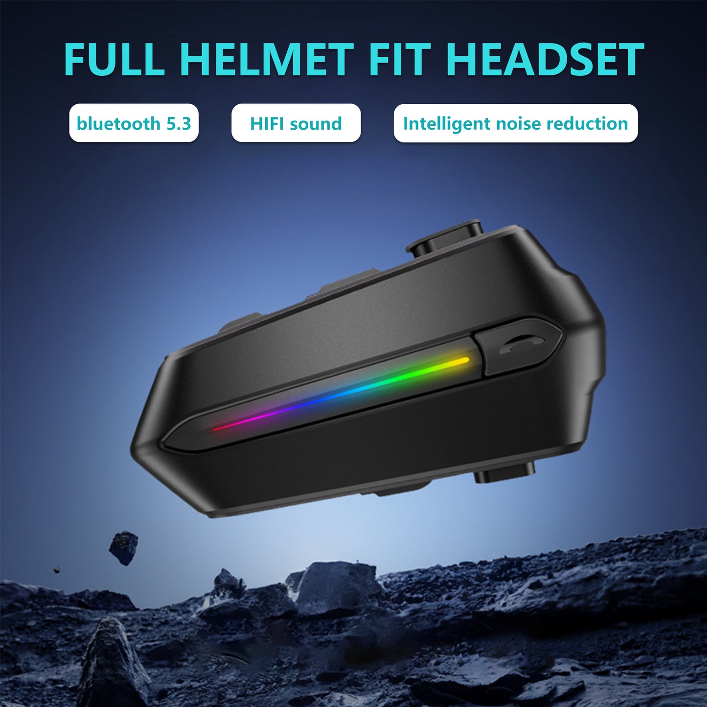 Motorcycle Headset,Motorcycle Headphones,Helmet Speakers,Automatic Answer Music Control,High Sound Quality System Ultra Thin Cycling,Skiing,Riding