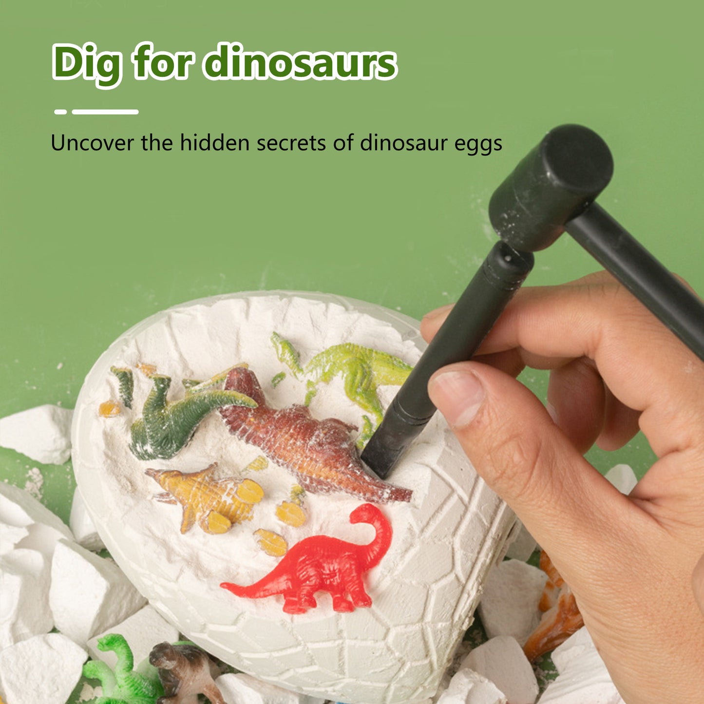 Dino Egg Dig Kit,Dinosaur Fossil Toy,Dinosaurs Toys for Kids 8-12 with 24 Different Dinosaurs,Big Dinosaur Eggs Excavation Gifts for 5 6 7 Year Old Boy Girl
