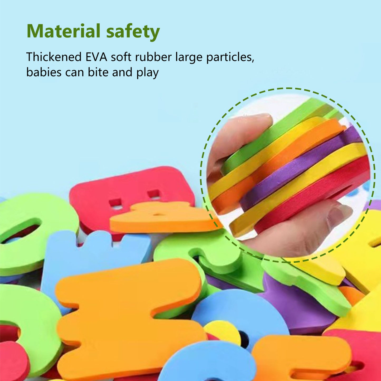 Bath Toy Storage x 3 + 6 Ultra Strong Suction Cups,Baby Bath Toy Organizer for Bath,Animal-shaped Mesh Bag and 36 Alphanumeric Toys,For Kids & Toddlers