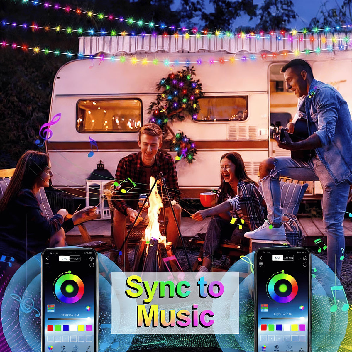 3 Pack 300 LED Fairy Lights with Remote and APP Control, 98.4 Ft USB Twinkle Lights with Timer, Multiple Modes, Waterproof Fairy String Lights for Indoor and Outdoor Decor