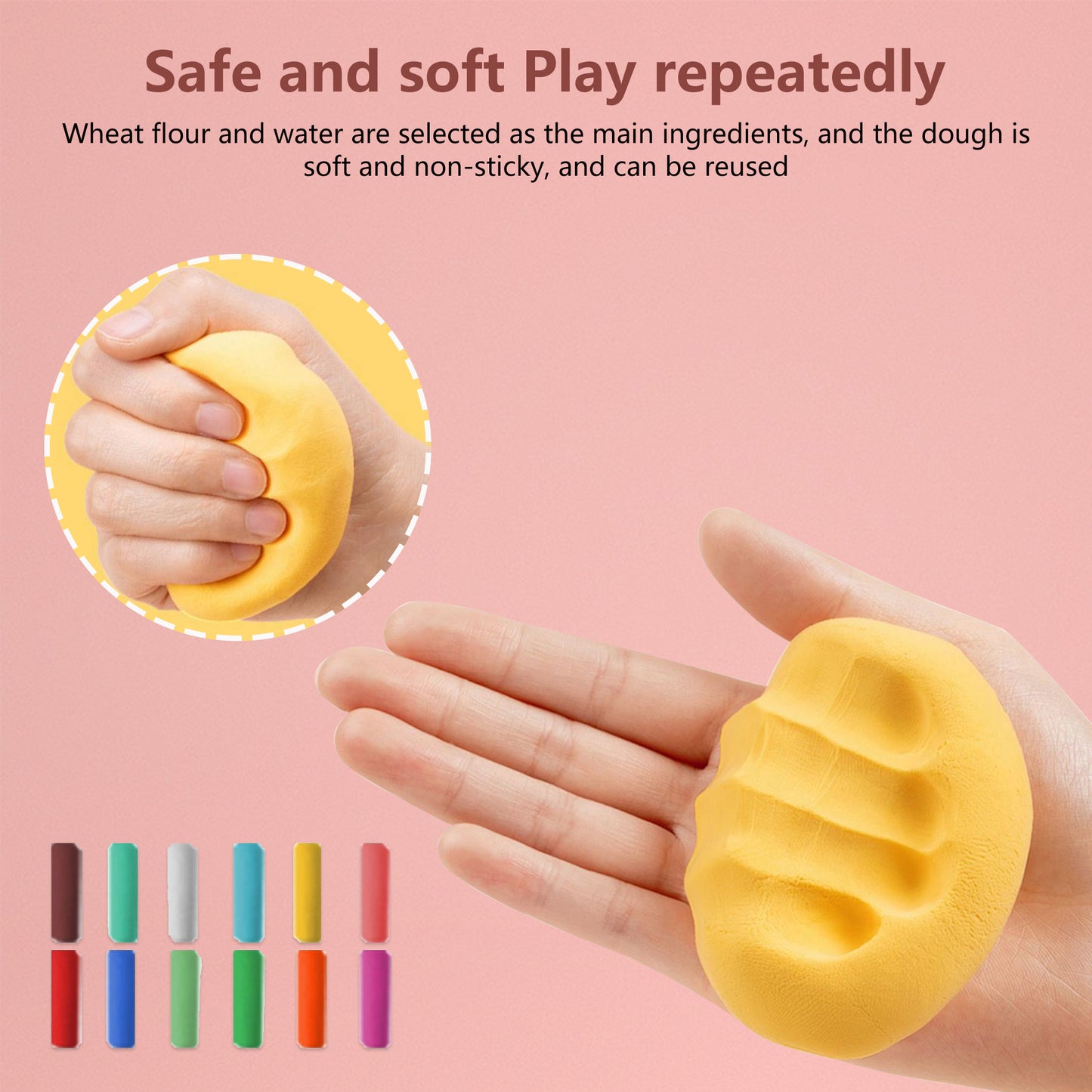 Playdough Sets,Noodle Maker Play Clay Sets with 2 Clay Noodle Makers and 47 Models of Kitchen Utensils,Arts Crafts Kit Christmas Birthday Gift for Kids Age 6-12