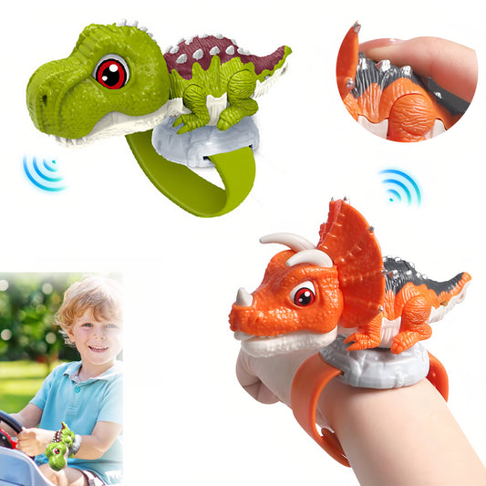 Dinosaur Walkie Talkies 2 Pack,Toddler Walkie Talkies,Two-color Dinosaur Wrist Walkie Talkies for Outdoor Camping Games & Birthday Gifts for Kids